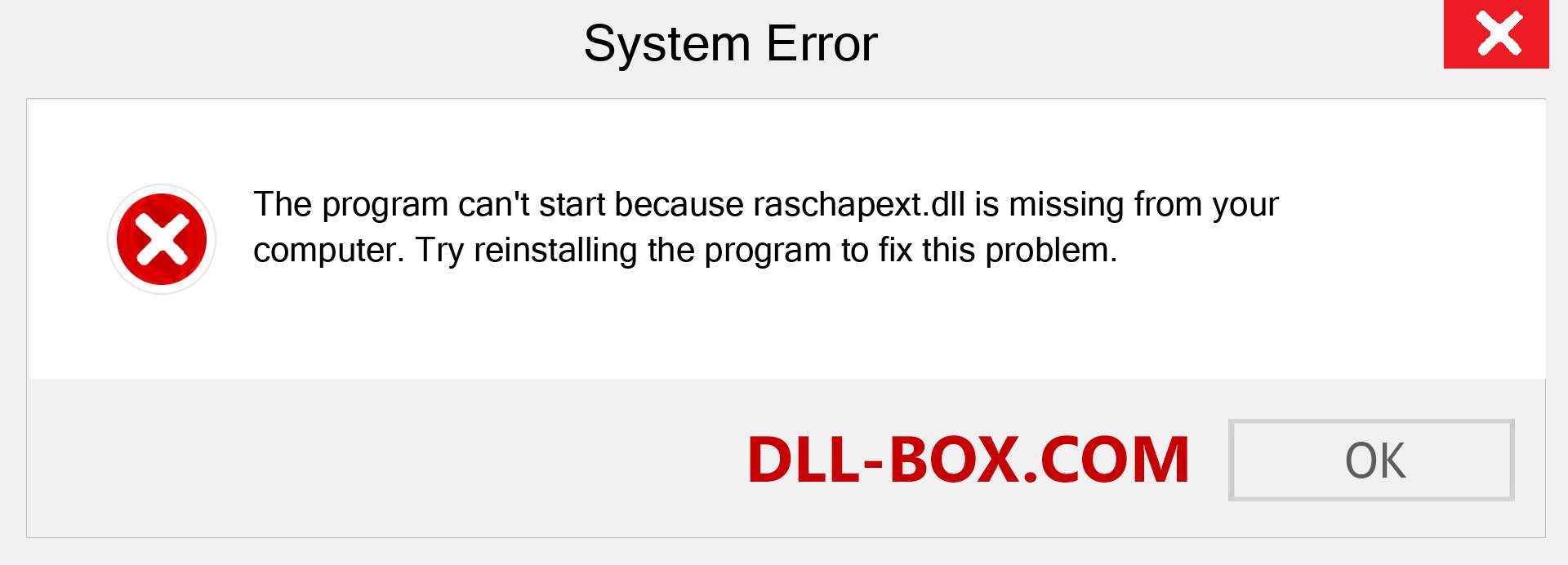  raschapext.dll file is missing?. Download for Windows 7, 8, 10 - Fix  raschapext dll Missing Error on Windows, photos, images